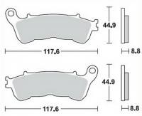 Bremsbeläge  Lucas TRW  MCB 776 SH