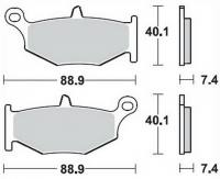 Bremsbeläge  Lucas TRW  MCB 783 SH