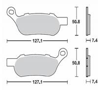 Bremsbeläge  Lucas TRW  MCB 814 SH