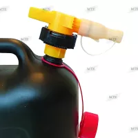 Kraftstoff-Kanister Hünersdorff 10L mit No Spill LIQUIFLOW Füllsystem
